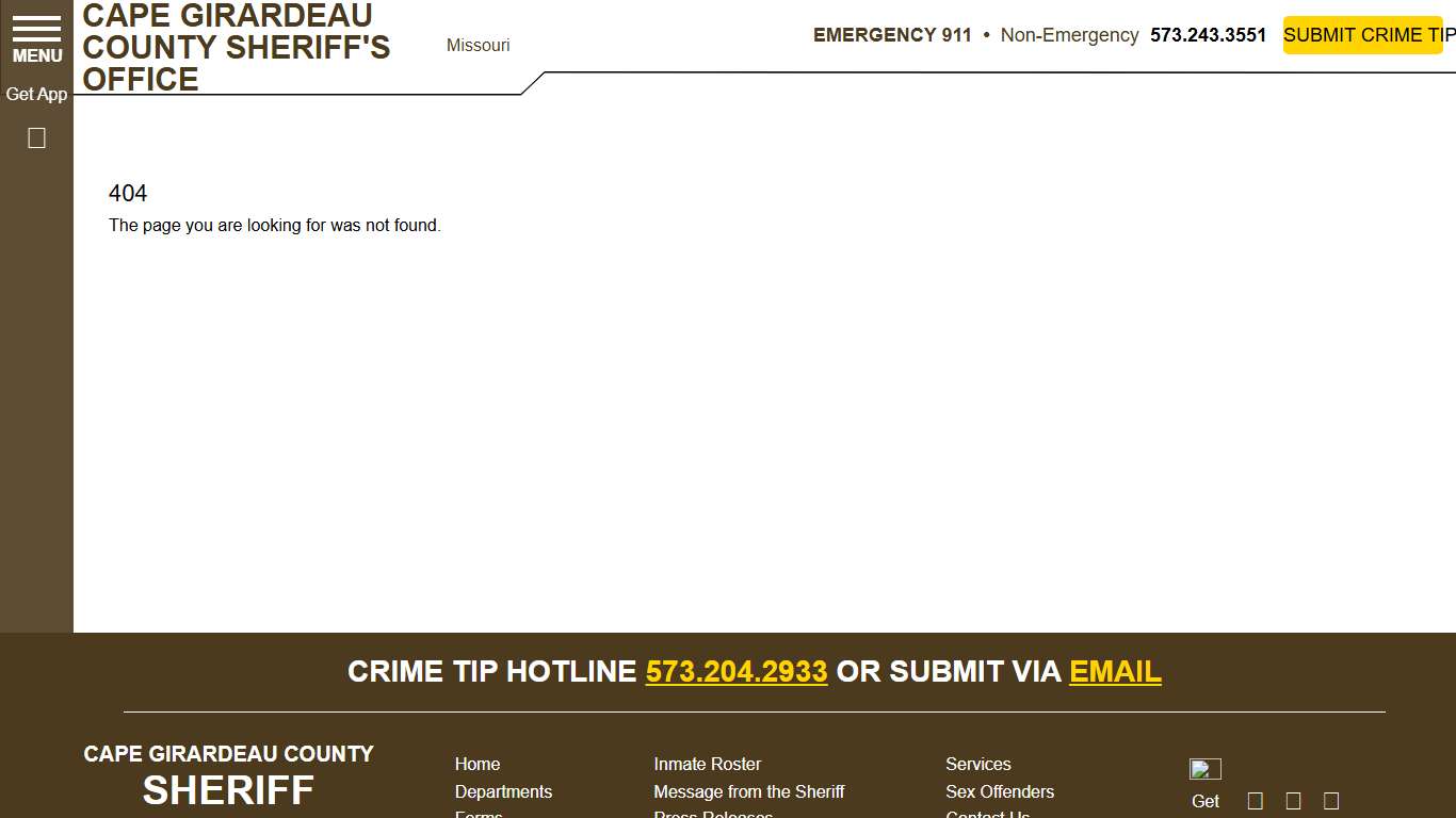 404 - Page Not Found